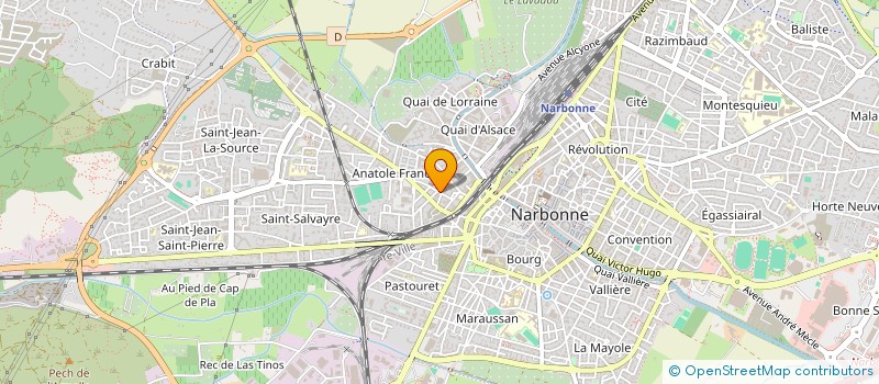 localisation de l'entreprise SCI ELA à NARBONNE