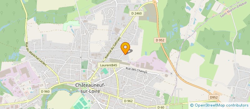 localisation de l'entreprise SCI ELA à CHATEAUNEUF-SUR-LOIRE
