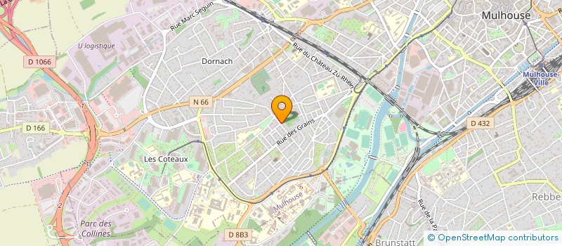 localisation de l'entreprise SCI ELA  MULHOUSE