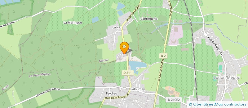 localisation de l'entreprise SCI ELA  MACAU