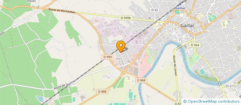 localisation de l'entreprise SCI ELA à GAILLAC