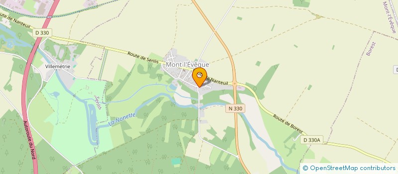 localisation de l'entreprise SCI ELA REAL ESTATE  MONT-L'EVEQUE