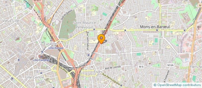 localisation de l'entreprise SCI ELA WORK à LILLE