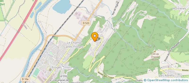 localisation de l'entreprise SCI ELAA  LE CHAMP-PRES-FROGES