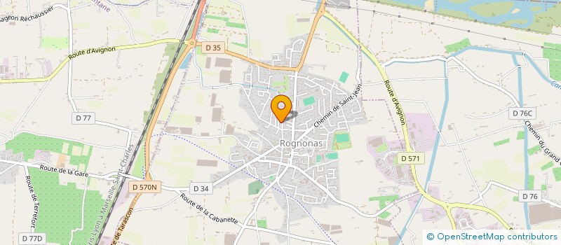 localisation de l'entreprise SCI ELADA  ROGNONAS