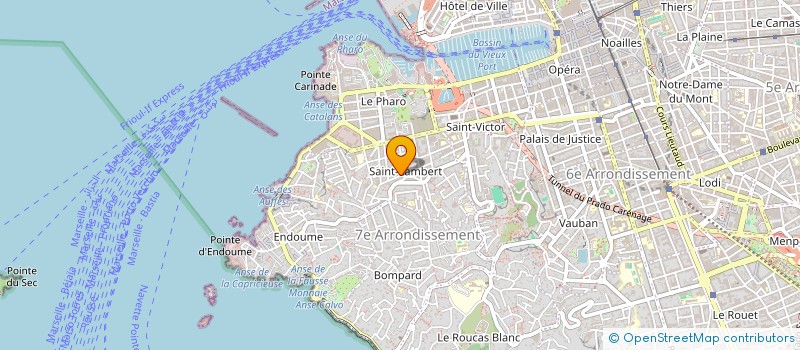 localisation de l'entreprise SCI ELAE à MARSEILLE