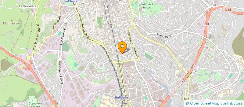 localisation de l'entreprise SCI ELAIR  SAINT-ETIENNE