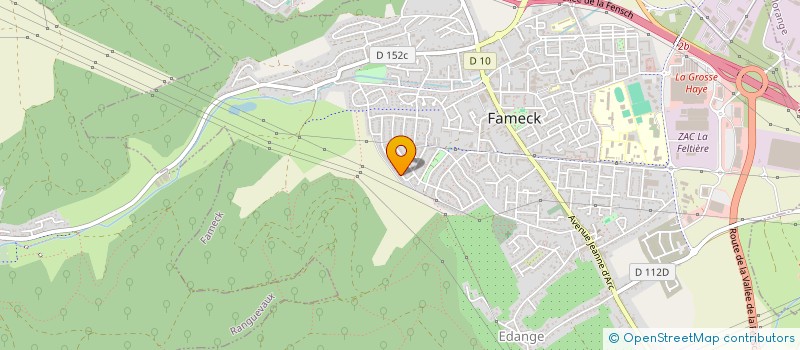 localisation de l'entreprise SCI ELAK  FAMECK