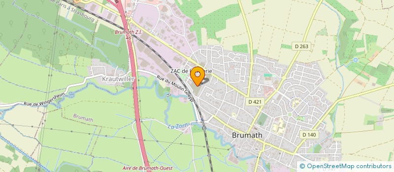 localisation de l'entreprise SCI ELAL  NEUVILLERS-SUR-FAVE