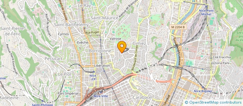 localisation de l'entreprise SCI ELAL à NICE
