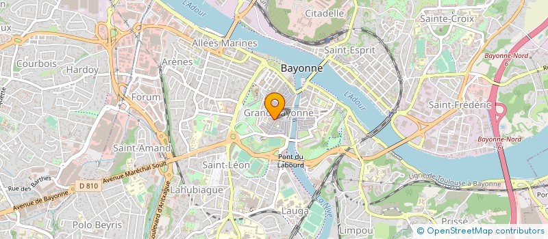 localisation de l'entreprise SCI ELAM à BAYONNE