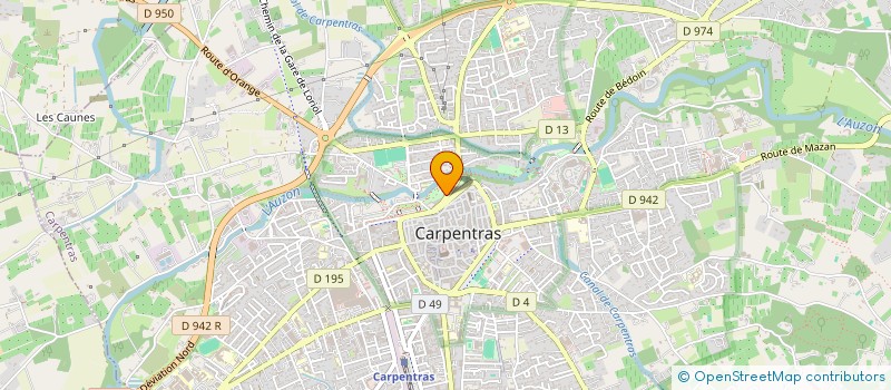 localisation de l'entreprise SCI ELAM  CARPENTRAS