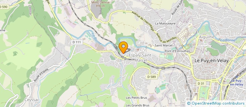 localisation de l'entreprise SCI ELAN  ESPALY-SAINT-MARCEL