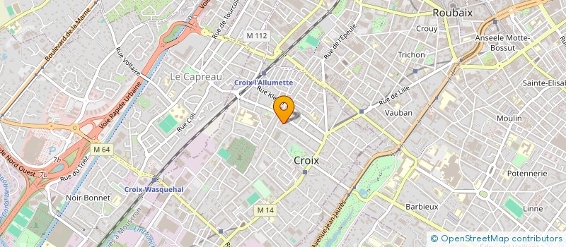 localisation de l'entreprise SCI ELAN à CROIX