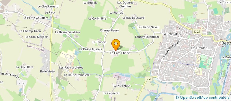 localisation de l'entreprise SCI ELAN  BETTON