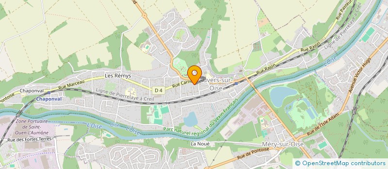 localisation de l'entreprise SCI ELAN  AUVERS-SUR-OISE