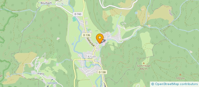 localisation de l'entreprise SCI ELAN  KRUTH