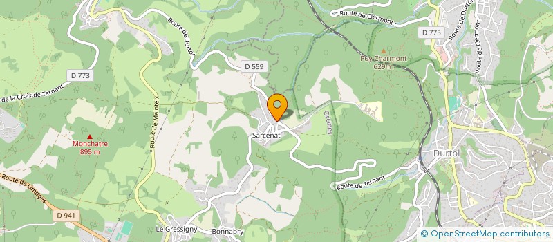 localisation de l'entreprise SCI ELANAU  ORCINES