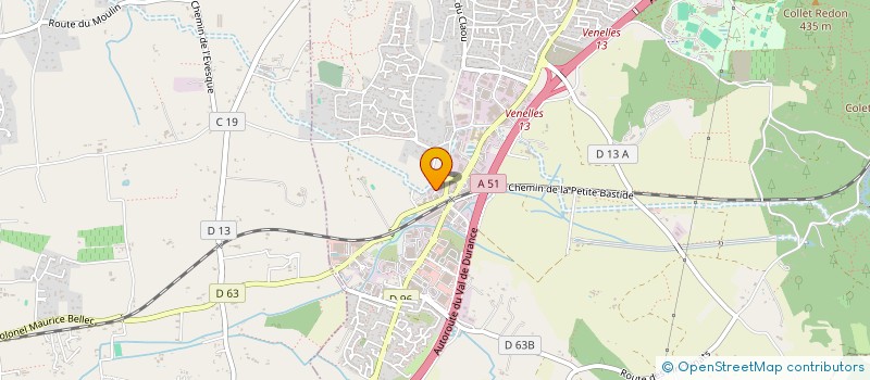 localisation de l'entreprise SCI ELANCOURT 1  VENELLES