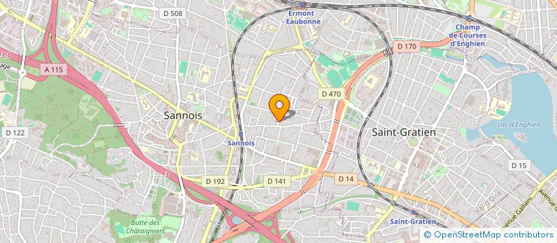 localisation de l'entreprise SCI ELARABI  SANNOIS