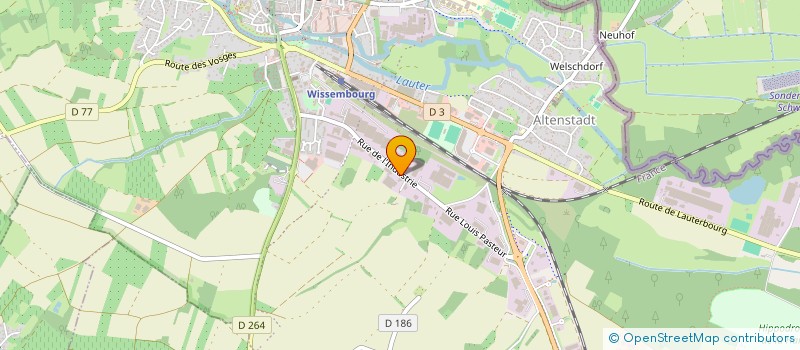 localisation de l'entreprise SCI ELAS COTTAGE  WISSEMBOURG