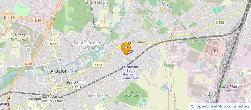 localisation de l'entreprise SCI ELASINAU à SAINT-GERMAIN-LES-ARPAJON