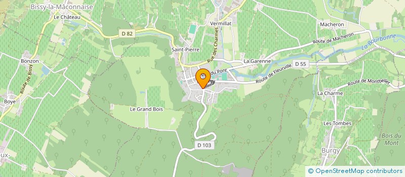 localisation de l'entreprise SCI ELASTHOMER à LUGNY