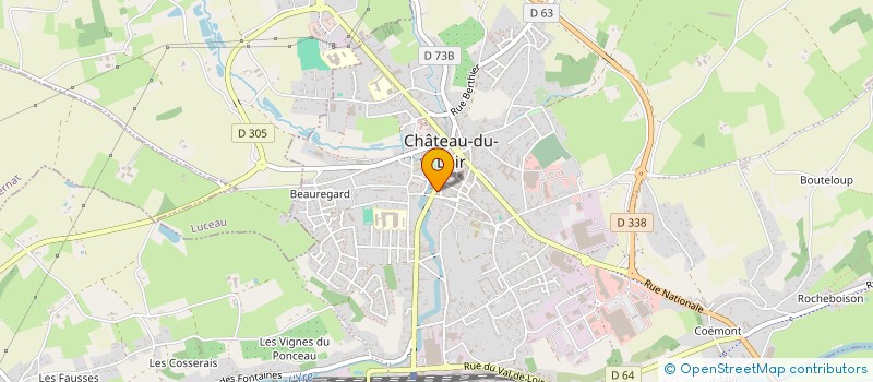 localisation de l'entreprise SCI ELAU IMMO  MONTVAL-SUR-LOIR