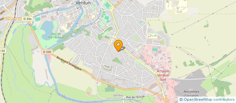 localisation de l'entreprise SCI ELAUCE à VERDUN