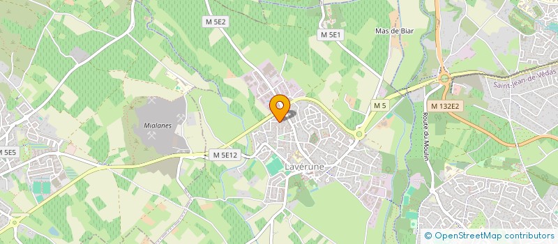 localisation de l'entreprise SCI ELAUR  LAVERUNE