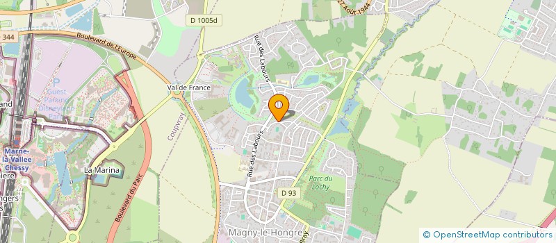 localisation de l'entreprise SCI ELAYAN  MAGNY-LE-HONGRE