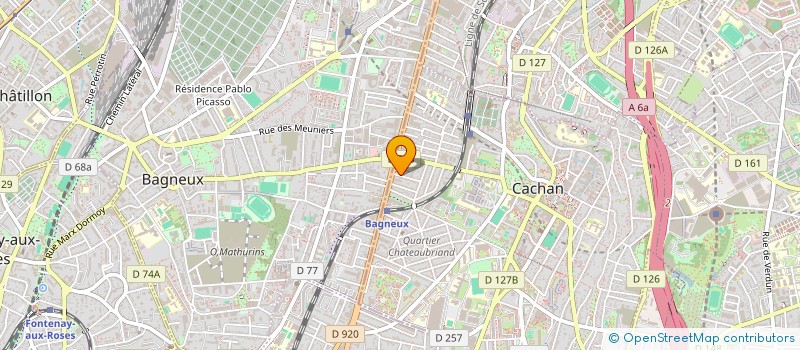 localisation de l'entreprise SCI ELAZAR  CACHAN