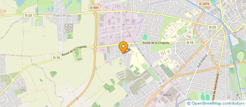 localisation de l'entreprise SCI ELB  BOURGES