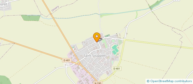 localisation de l'entreprise SCI ELBA.02  SAINT-SOUPPLETS