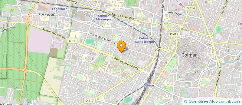 localisation de l'entreprise SCI ELBARJE  COLMAR