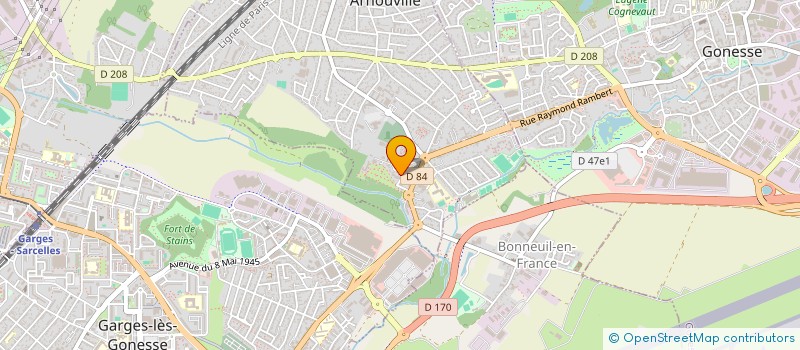 localisation de l'entreprise SCI ELBAZ  ARNOUVILLE