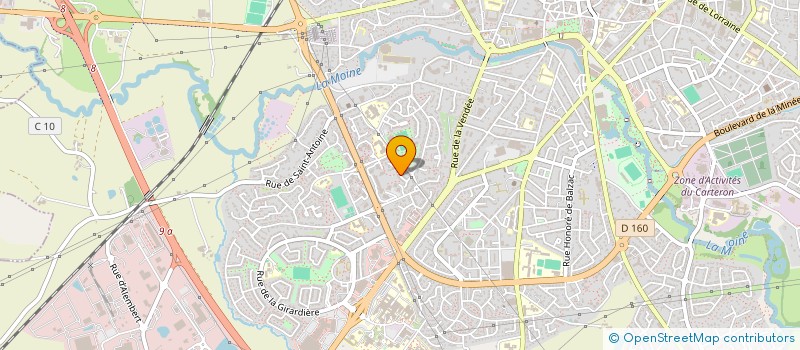 localisation de l'entreprise SCI ELBE à CHOLET