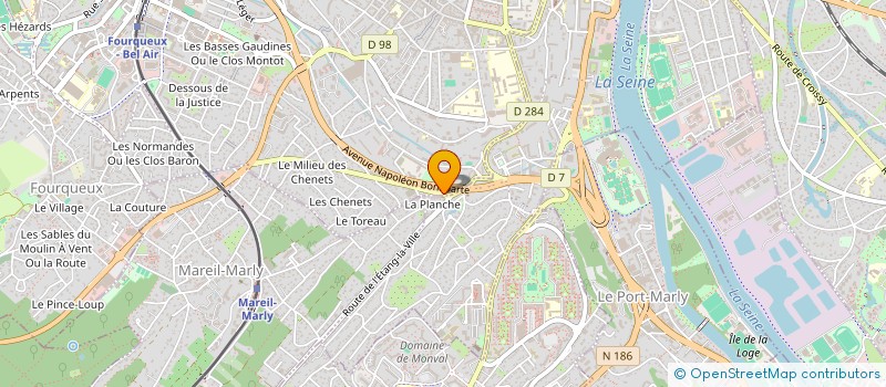 localisation de l'entreprise SCI ELBE  SAINT-GERMAIN-EN-LAYE