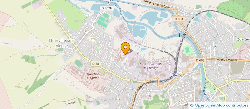 localisation de l'entreprise SCI ELBEUF 27 à THIERVILLE-SUR-MEUSE