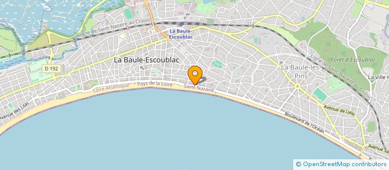 localisation de l'entreprise SCI ELBIA  LA BAULE-ESCOUBLAC