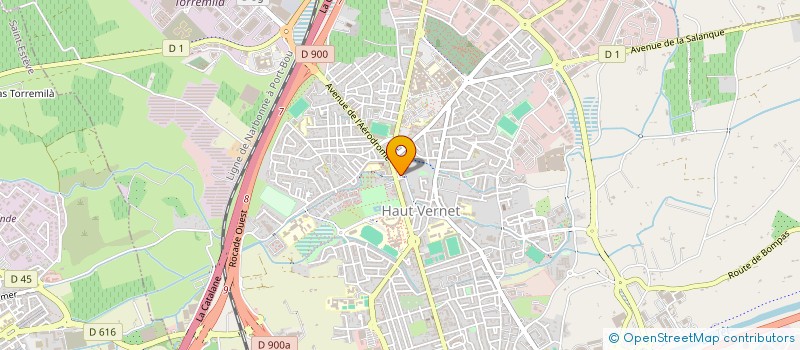 localisation de l'entreprise SCI ELBIL  PERPIGNAN