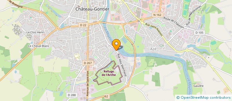 localisation de l'entreprise SCI ELC  CHATEAU-GONTIER-SUR-MAYENNE