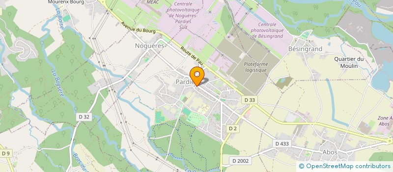 localisation de l'entreprise SCI ELCARO  PARDIES