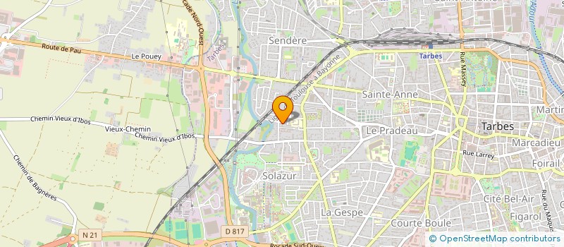 localisation de l'entreprise SCI ELCE  TARBES