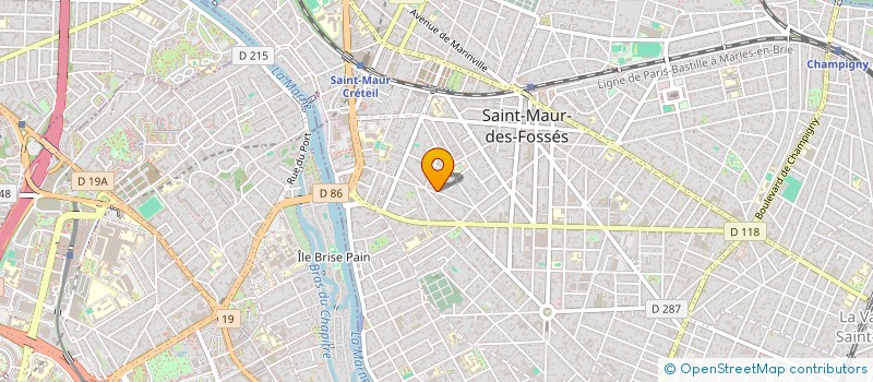 localisation de l'entreprise SCI ELCIE à SAINT-MAUR-DES-FOSSES