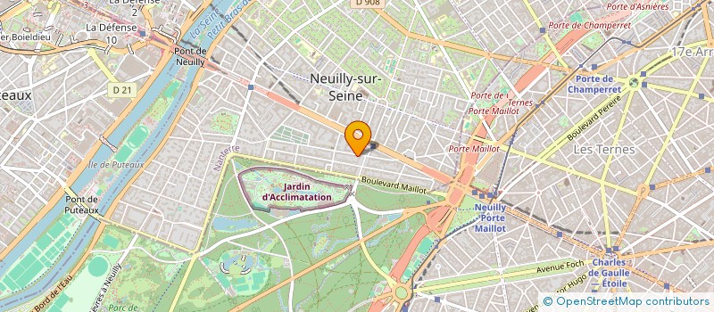 localisation de l'entreprise SCI ELCIMA à NEUILLY-SUR-SEINE