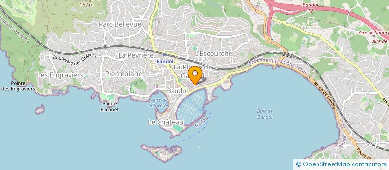 localisation de l'entreprise SCI ELCINA  BANDOL