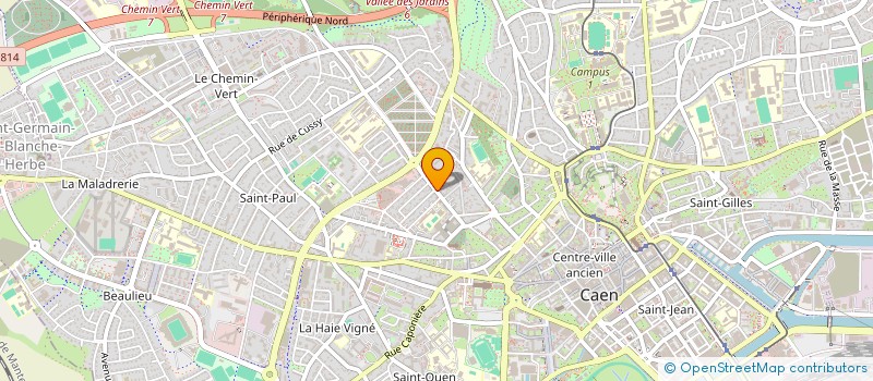 localisation de l'entreprise SCI ELCO à CAEN