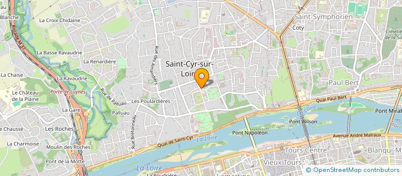 localisation de l'entreprise SCI ELCO  SAINT-CYR-SUR-LOIRE