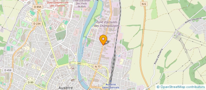 localisation de l'entreprise SCI ELCYDU à AUXERRE